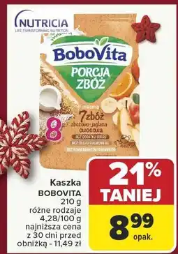 Carrefour Kaszka BOBOVITA 7 zbóż 230 g różne rodzaje oferta