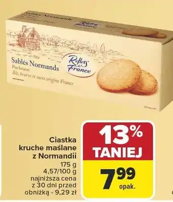 Ciastka kruche maślane z Normandii Reflets de France