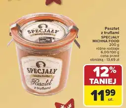 Carrefour Pasztet z truflami Specjały Michna Food oferta