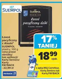 Carrefour Łosoś pacyficzny z Alaski Suempol oferta