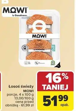 Carrefour Łosoś świeży Mowi oferta
