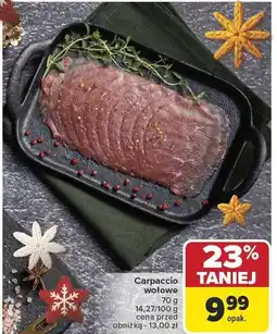 Carrefour Carpaccio wołowe Carrefour oferta