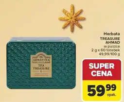 Carrefour Herbata TREASURE AHMAD 2 g x 60 torebek oferta