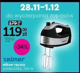 Biedronka Mikser ręczny ZHM2453BS, 700 W oferta