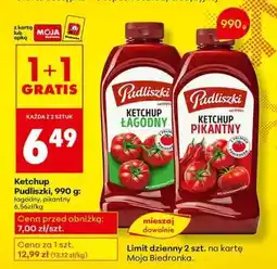 Biedronka Ketchup Pudliszki, 990 g oferta