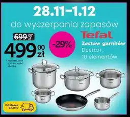 Biedronka Tefal Zestaw garnków Duetto+, 10 elementów oferta