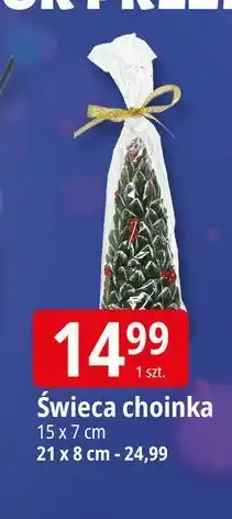 E.Leclerc Świeca choinka 21 x 8 cm oferta