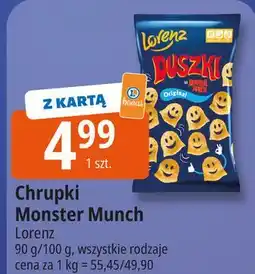 E.Leclerc Chrupki original Lorenz Monster Munch oferta