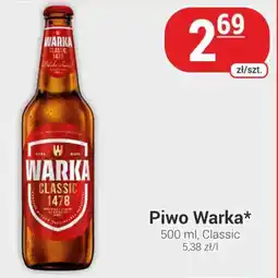 Delikatesy Sezam Piwo Warka oferta