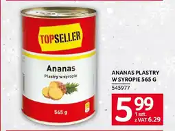 Selgros Ananas plastry w syropie oferta