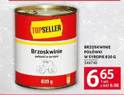 Selgros Brzoskwinie połówki w syropie oferta