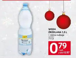 Selgros Woda źródlana oferta