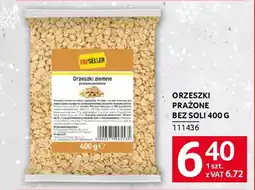 Selgros Orzeszki prażone bez soli oferta