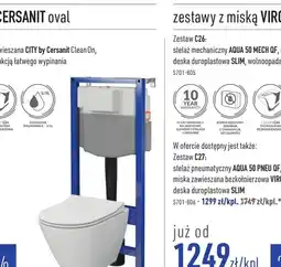Cersanit Zestaw z miską VIRGO oferta
