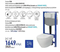 Cersanit zestaw z miską LARGA PRO BY CERSANIT oval oferta