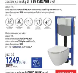 Cersanit CERSANIT zestawy z miską CITY oval oferta