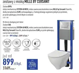 Cersanit CERSANIT zestawy z miską MILLE oferta