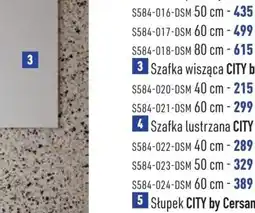 Cersanit Szafka wisząca CITY oferta