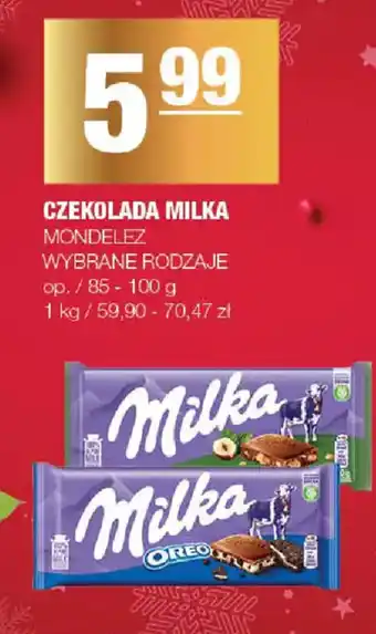 EuroSPAR CZEKOLADA MILKA oferta