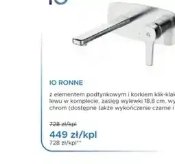 Blu Bateria umywalkowa podtynkowa Io Ronne oferta