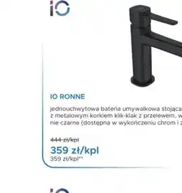Blu IO Ronne bateria umywalkowa stojąca oferta