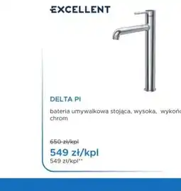 Blu Delta Pi bateria umywalkowa stojąca oferta