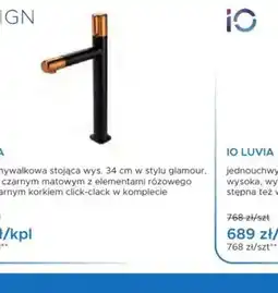 Blu IO Luvia bateria umywalkowa stojąca oferta