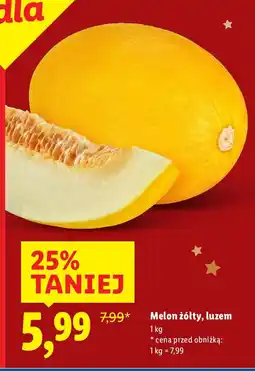 Lidl Melon żółty, luzem Lidl oferta