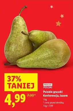 Lidl Polskie gruszki Konferencja, luzem Lidl oferta