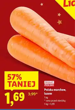 Lidl Marchew polska luzem Lidl oferta