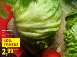 Lidl Sałata lodowa Lidl oferta