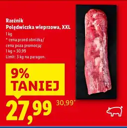 Lidl Rzeźnik Polędwiczka wieprzowa, XXL oferta