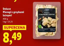Lidl Pierogi z grzybami leśnymi Deluxe oferta