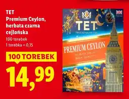 Lidl Herbata czarna cejlońska TET Premium Ceylon oferta