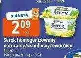 E.Leclerc Serek homogenizowany naturalny/waniliowy/owocowy różne rodzaje Leclerc oferta