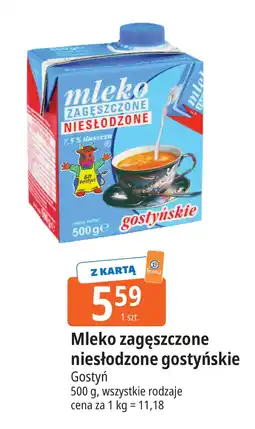 E.Leclerc Mleko zagęszczone niesłodzone Gostyń oferta