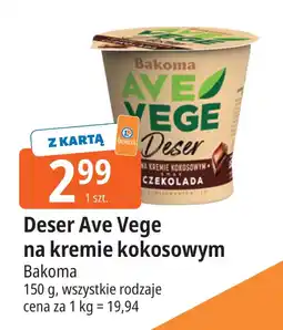 E.Leclerc Deser Ave Vege na kremie kokosowym czekolada Bakoma oferta