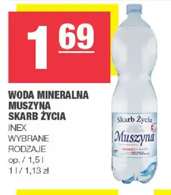 WODA MINERALNA MUSZYNA SKARB ZYCIA