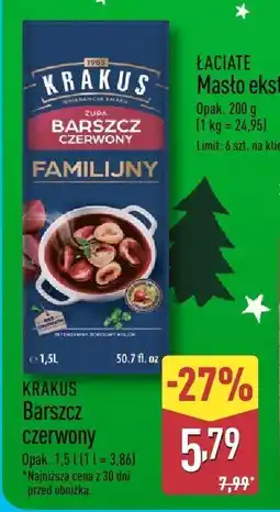 ALDI Barszcz czerwony KRAKUS oferta