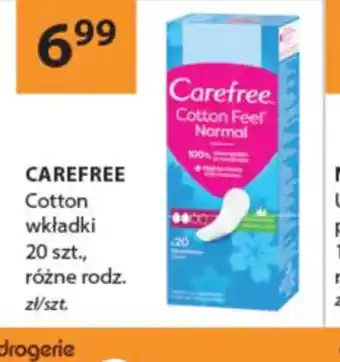 Drogerie Laboo CAREFREE Cotton wkładki oferta