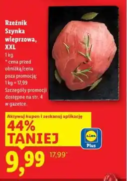 Lidl Rzeźnik Szynka wieprzowa oferta