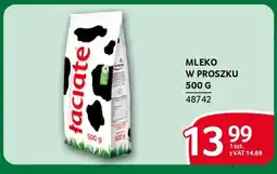 Selgros Mleko w proszku oferta