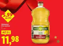 Lidl Wielkopolski Olej rzepakowy oferta