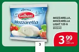 Selgros Mozzarella, mozzarella light oferta