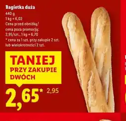 Lidl Bagietka duża oferta