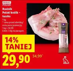 Lidl Rzeźnik Polski króliktuszka oferta