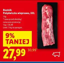 Lidl Polędwiczka wieprzowa oferta