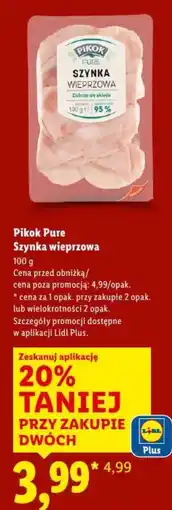 Lidl Szynka wieprzowa oferta