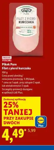 Lidl Filet z piersi kurczaka oferta