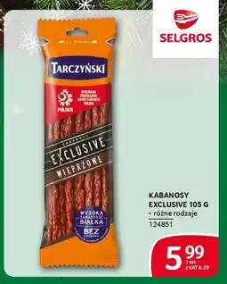 Selgros Kabanosy exclusive oferta